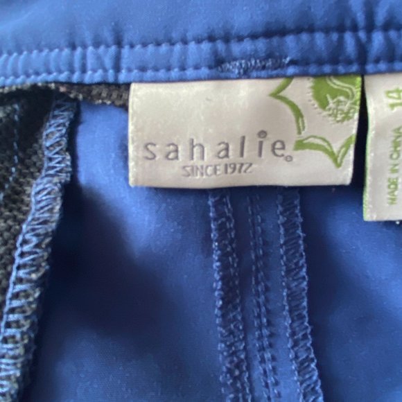 Sahalie Blue A-Line Mini Athletic Skirt - Picture 4 of 5